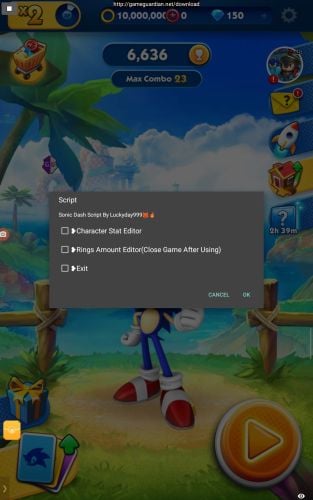 More information about "Sonic Dash Script"