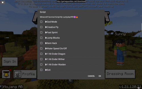More information about "Minecraft Survival Script"