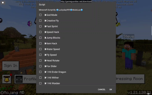 More information about "Minecraft Survival Script"