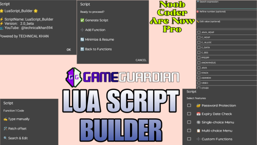 More information about "Lua Script Builder"