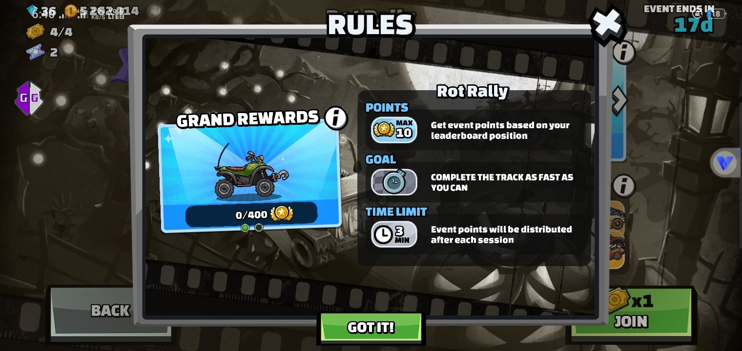 Allow Disabled Vehicle in Public Event