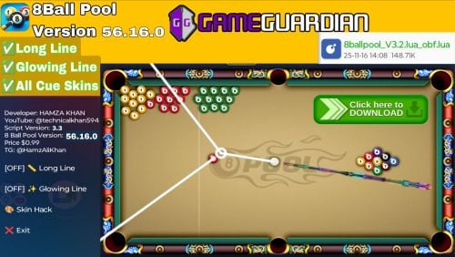 More information about "8 Ball Pool Long line"