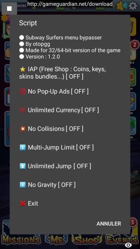 More information about "Subway Surfers - 1.2.0 Mod Menu (Auto Updates)"