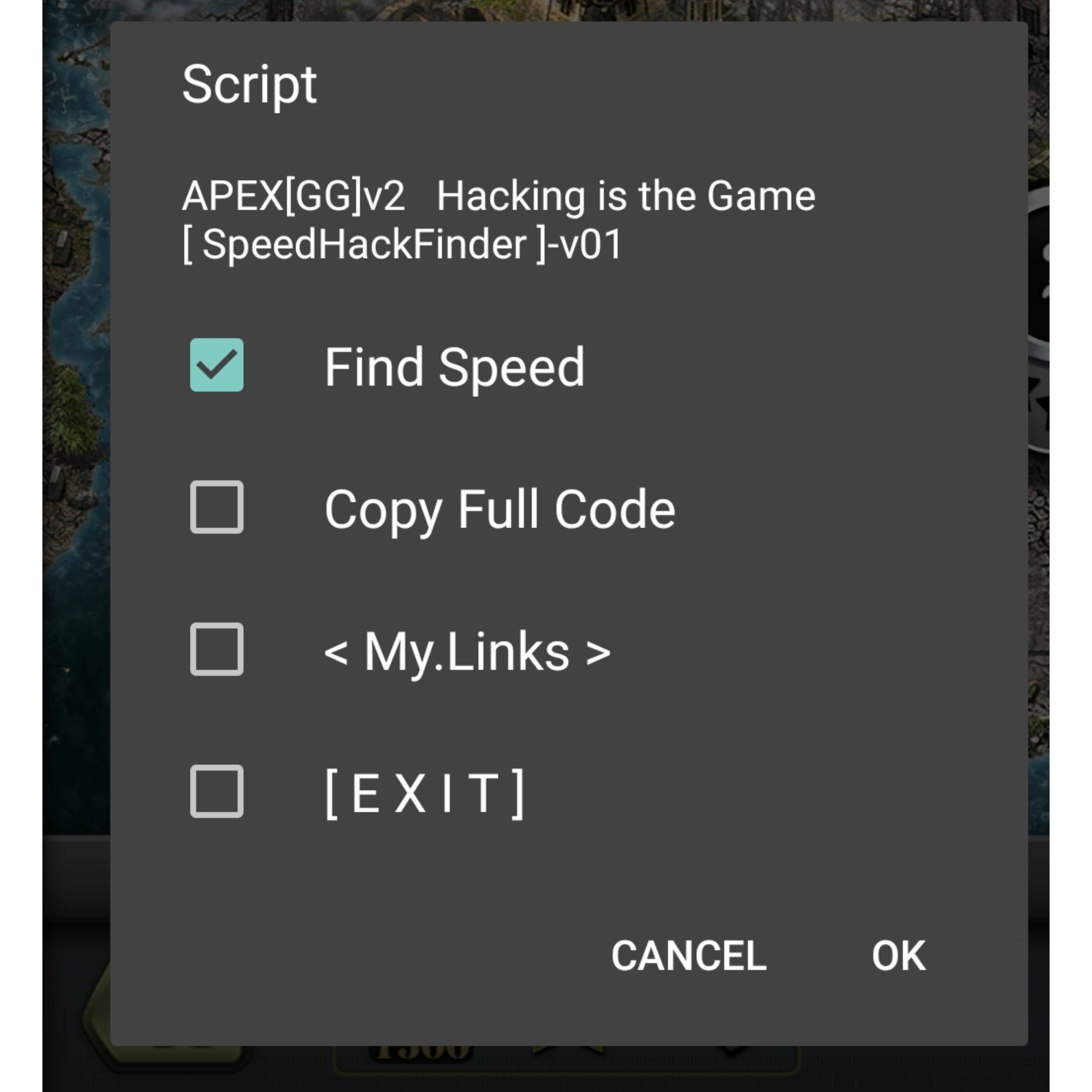 Speed Hack Finder